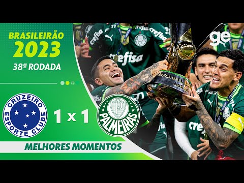 Gols e lances de Cruzeiro x Palmeiras