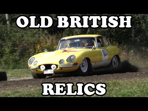 Classic British Rally Cars | Crash & Action Highlights