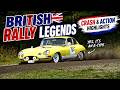 Classic British Rally Cars Crash Action Highlights