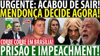 BOMBA EM PLENO DOMINGO! MORAES PRESO NO DIA MANIFESTAÇÃO! MENDONÇA ACIONA POLÍCIA FEDERAL!