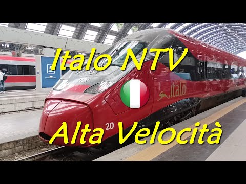Italo NTV da Verona Porta Nuova a Milano centrale in ambiente Prima
