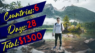 How Much Money I Spent For 28 Days Tour in 6 Countries?