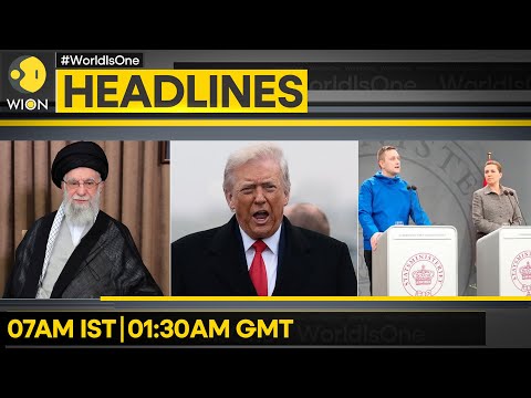 Trump: Will Act If Iran Hangs Protesters | Greenland PM Chooses Denmark Over US | WION HEADLINES