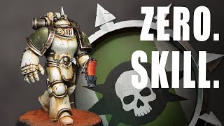 The MOST FUN you can have painting, Death Guard, Horus Heresy style - Zero Skill 16