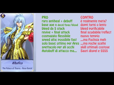Il GIUDIZIO su Albafica! PRO e CONTRO del bellissimo! - Saint Seiya KotZ ITA