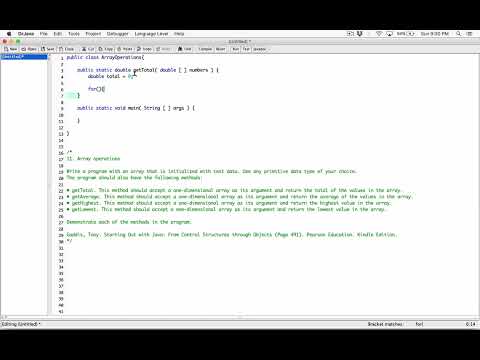 7.11. (Part 1) Array Operations - Java