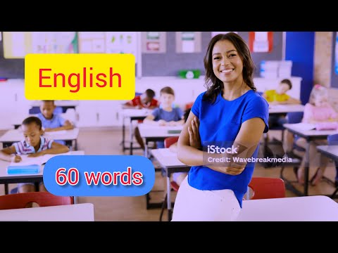 آموزش زبان انگلیسی با60لغات کاربردی  Learn English with 60 practical words