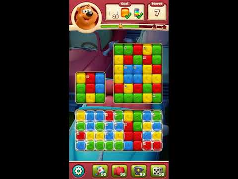 Toon Blast Level 8061 - NO BOOSTERS 🐻🐺🐱 | SKILLGAMING ✔️