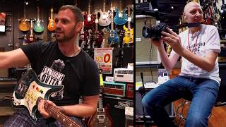 Video thumbnail for Magic STEREO guitar Teisco Spectrum 5 with Chris Kopp. Put your HEADPHONES ON!! by Jason McNamara - JasonVideoMusicTokyo