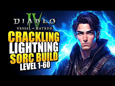 Diablo 4 Best Sorcerer Leveling Build For Season 11: 1-60 FAST With Crackling Lightning