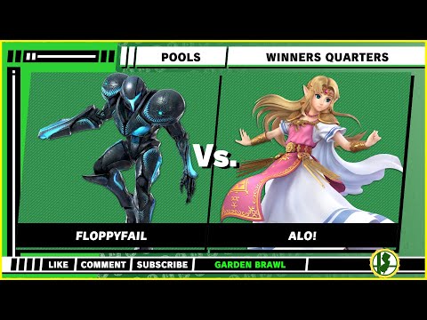 Garden Brawl - Winners Quarters - Floppyfail (Dark Samus) VS Alo! (Zelda) - Ultimate Singles