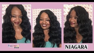 FREETRESS NIAGARA CURL CROCHET BRAIDS WITH REALISTIC EDGES AND NO INVISIBLE CROCHET NEEDED