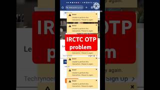 IRCTC Email Otp Verification Problem | Irctc Email Verification Otp Not Received | IRCTC New Account