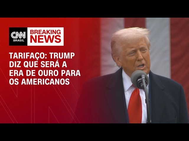 “Será a era de ouro dos Estados Unidos”, diz Trump em anúncio de tarifas recíprocas | CNN 360°