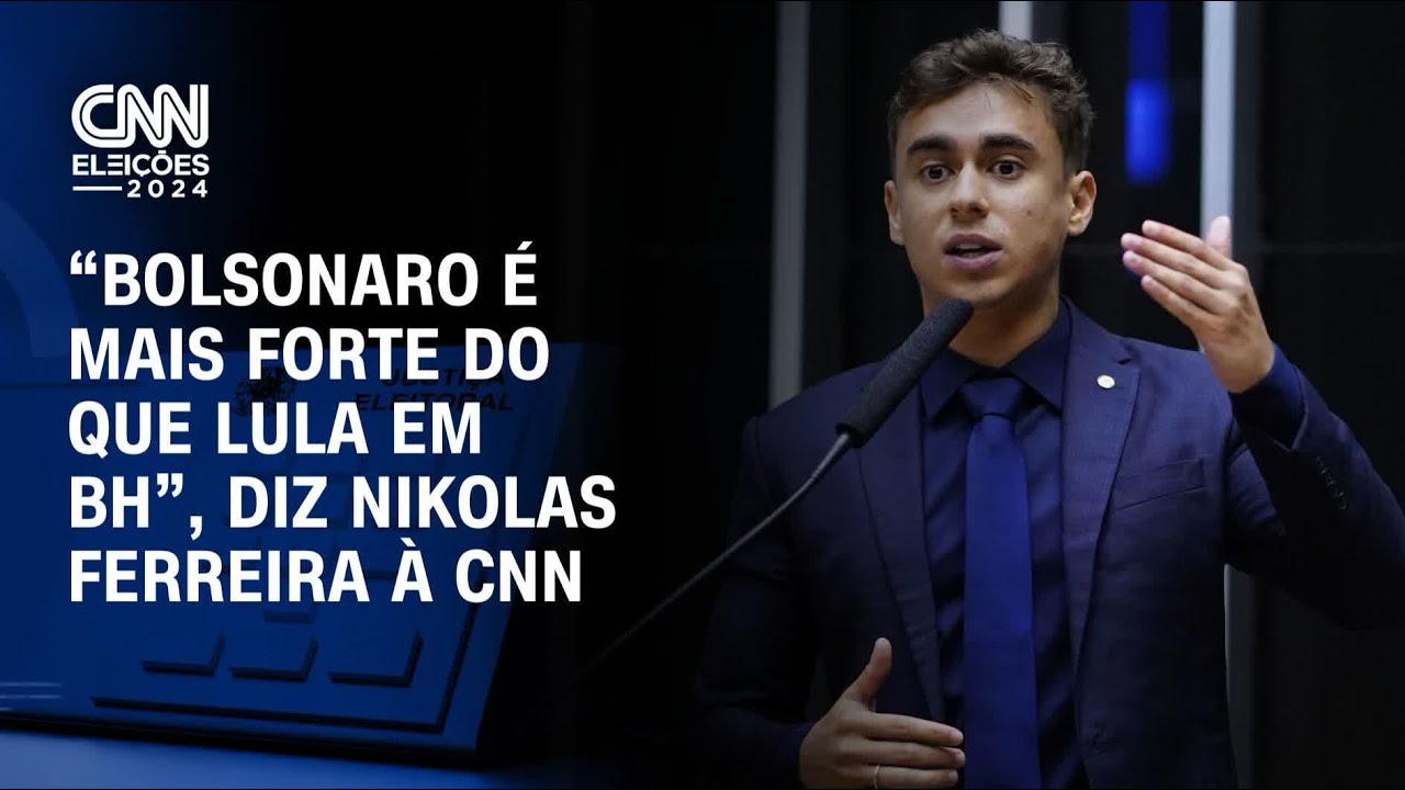 “Bolsonaro é mais forte do que Lula em BH”, diz Nikolas Ferreira à CNN | CNN 360°