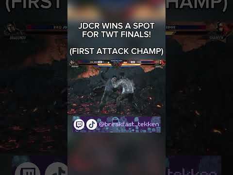 JDCR WINS FIRST ATTACK! #tekken #tekken8 #tekkencombo #tekken8combo #tekkentournament #tekken8hype