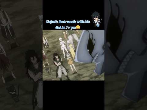 Gajeel's Dad disses him after 7 years🤣 #fairytail #anime