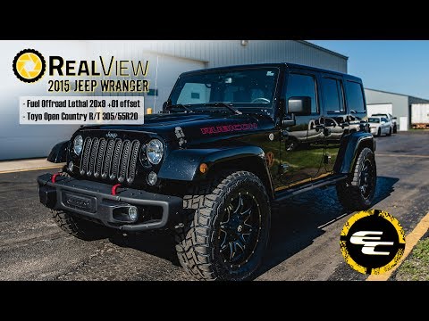 RealView - 2015 Jeep Wrangler w/ 20" Fuel Offroad Lethals & 33" Toyo Open Country R/Ts
