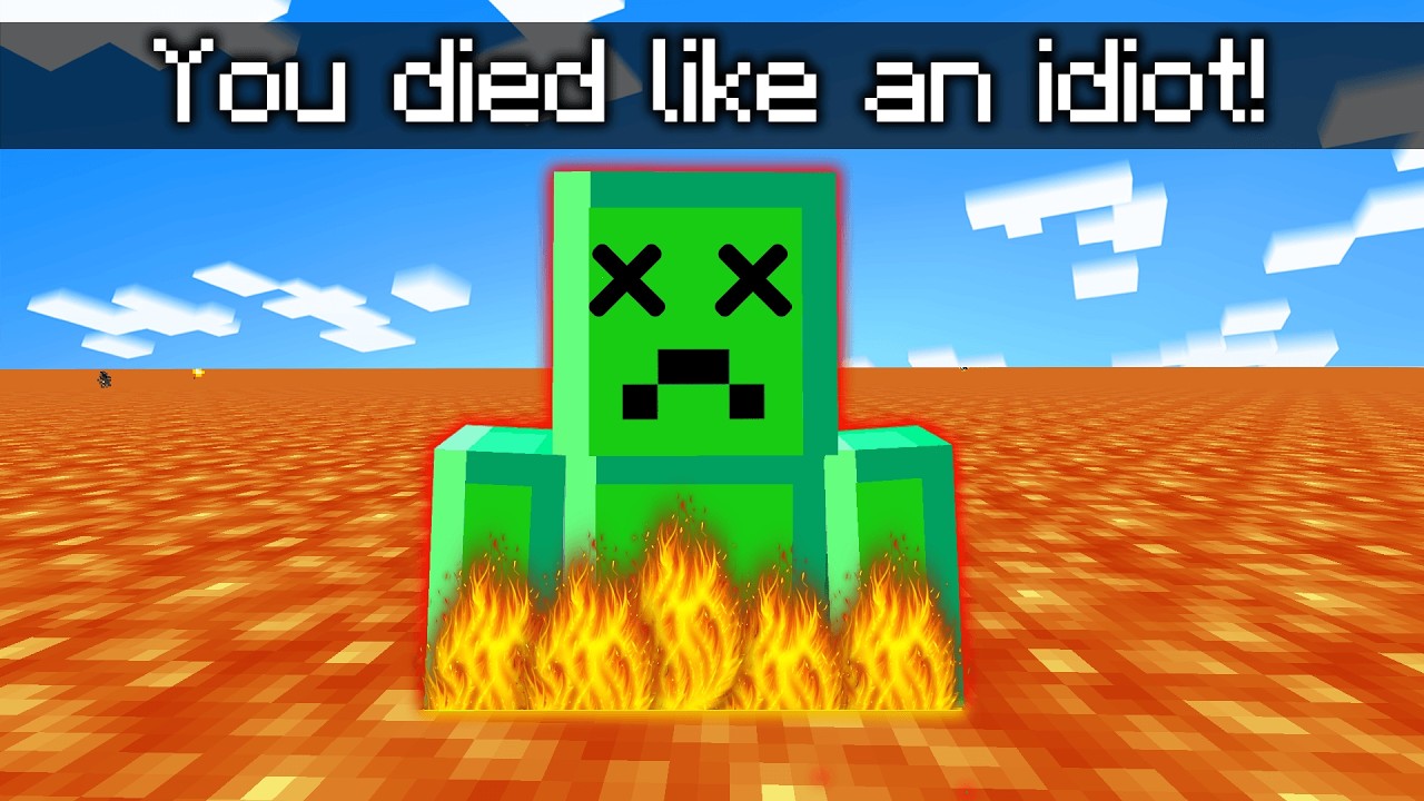 Getting the Funniest Death Messages in Minecraft!