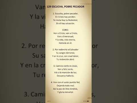 129 ESCUCHA POBRE PECADOR