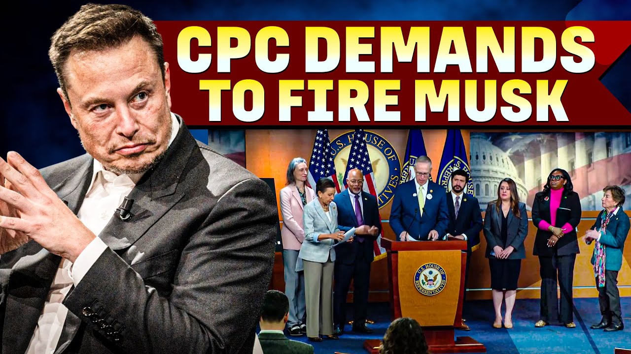 LIVE: Congressional Progressive Caucus calls for firing of Elon Musk| DOGE| USA