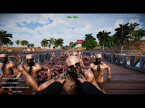 Can I Defeat 100,000 Zombies Playing AS JOHN WICK?