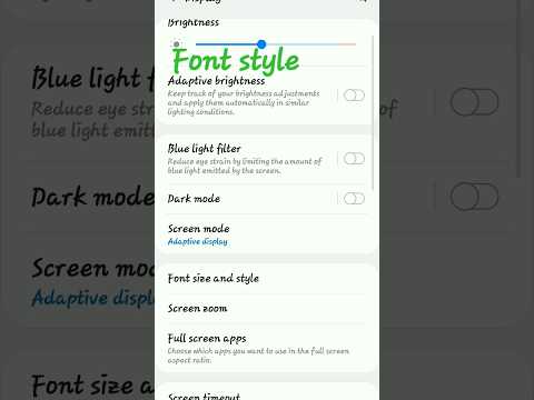 how to change font style in any mobile easy trick...