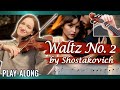 How to Play Waltz No. 2 by Shostakovich | Free Sheet Music | Violin Play Along Tutorial