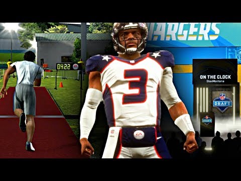 MADDEN 19 CAREER MODE - SUPERSTAR QB GETTING DRAFTED 1ST OVERALL! FASTEST QB 40 TIME EVER!