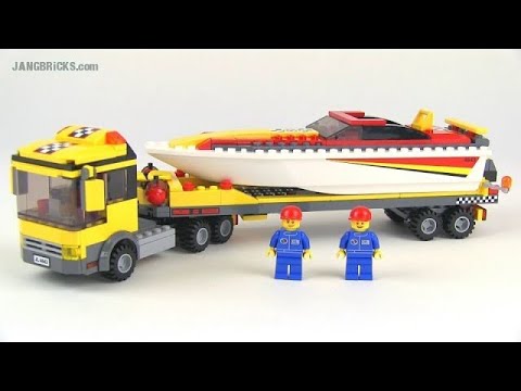 🔄 LEGO City Power Boat Transporter review! 4643 re upload