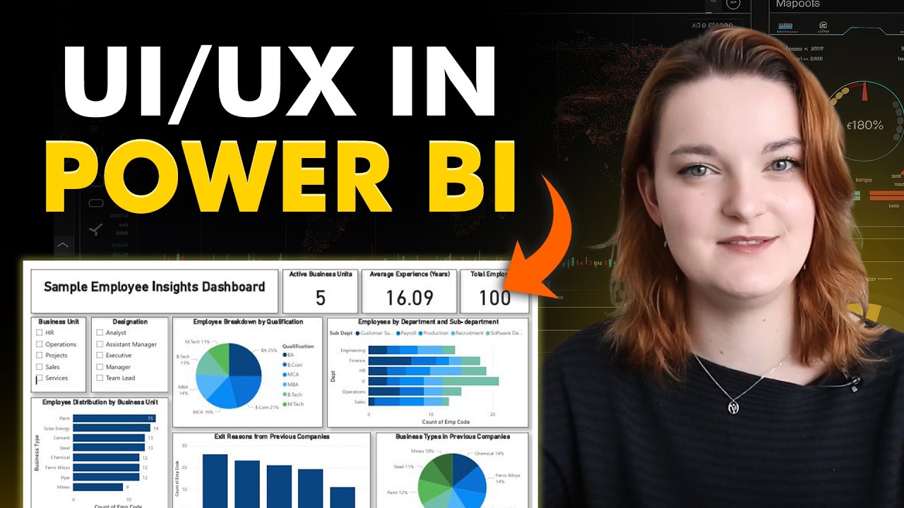 Power BI UI/UX Tutorial for Beginners