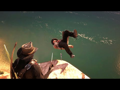 Red Dead Redemption 2 - Epic & Funny Ragdolls Vol.65 [4K/60FPS]