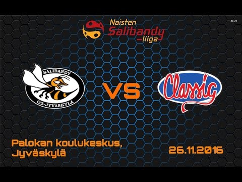 Naisten salibandyliiga: O2-Jkl - Classic, 26.11.2016