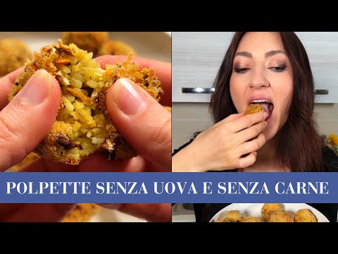 POLPETTE SENZA CARNE E SENZA UOVA - (Ricetta SENZA GLUTINE)