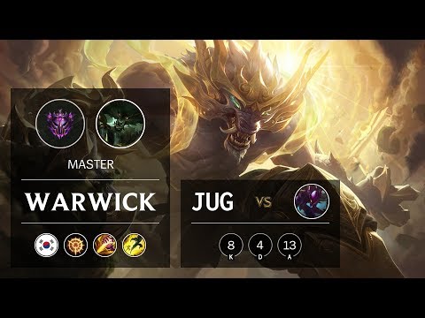 Warwick Jungle vs Kha'Zix - KR Master Patch 9.15