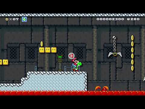 Mountain Castle Keep by AzureRose - Super Mario Maker 2 - No Commentary 1ca