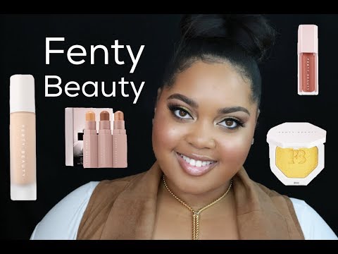 Fenty Beauty FULL Line Overview + Swatches + Demo | KelseeBrianaJai Video
