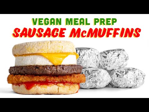 Eat Vegan McMUFFINS Everyday! Freezer Friendly Meal Prep!