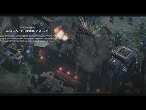 Starcraft II - Custom Campaign: Annihilation - Brutal - Mission 2: An Unfriendly Ally