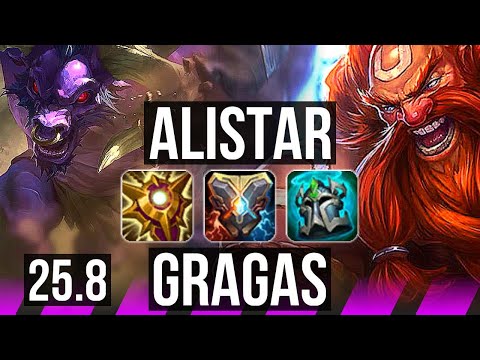 ALISTAR & Kai'Sa vs GRAGAS & Jhin (SUP) | Comeback | KR Challenger | 25.8
