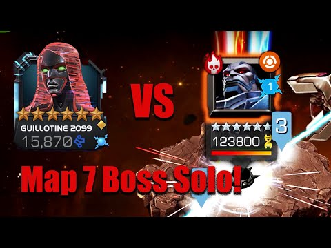 Guillotine 2099 Destroys AQ Map 7 Apocalypse Boss! Best Method! - Marvel Contest of Champions