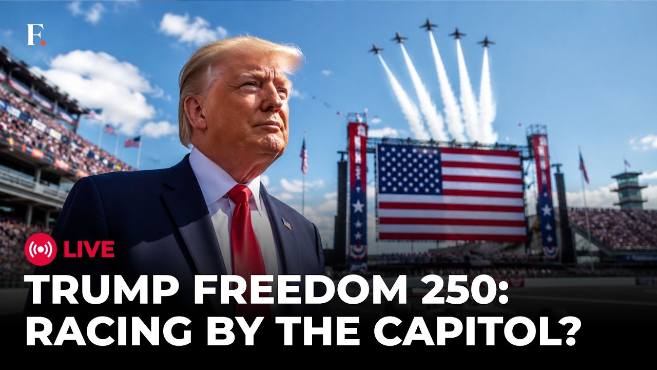 Trump Freedom 250 LIVE: Trump Steals the Show at Freedom 250 Grand Prix Showcase