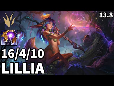 Lillia Jungle vs Sejuani - EUW Master | Patch 13.8