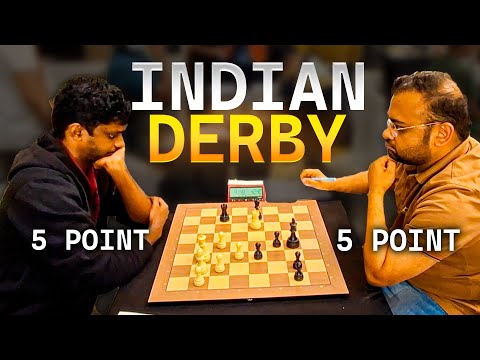 When Two Indian GMs fight for the Sole Lead | Delhi GM Open 2025 | GM S.L Narayanan vs GM Abhijeet