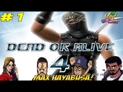 XBOX 360: Dead or Alive 4! Part 1 Max Hayabusa! - YoVideogames