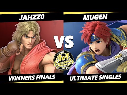 4o4 Smash Night 57 Winners Finals - Jahzzo (Ken) Vs. Mugen (Roy) SSBU Ultimate Tournament