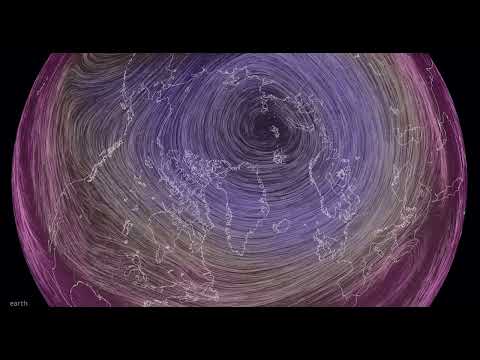 Climate.gov | Northern Hemisphere polar vortex on November 12, 2023