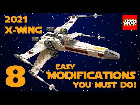 Lego 2021 X-Wing modifications!