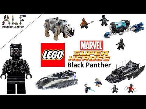 Lego Black Panther Sets Compilation - Lego Speed Build Review