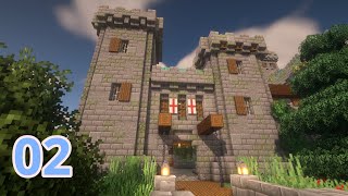Minecraft | How to Build a Castle - Part 2: Castle Gate